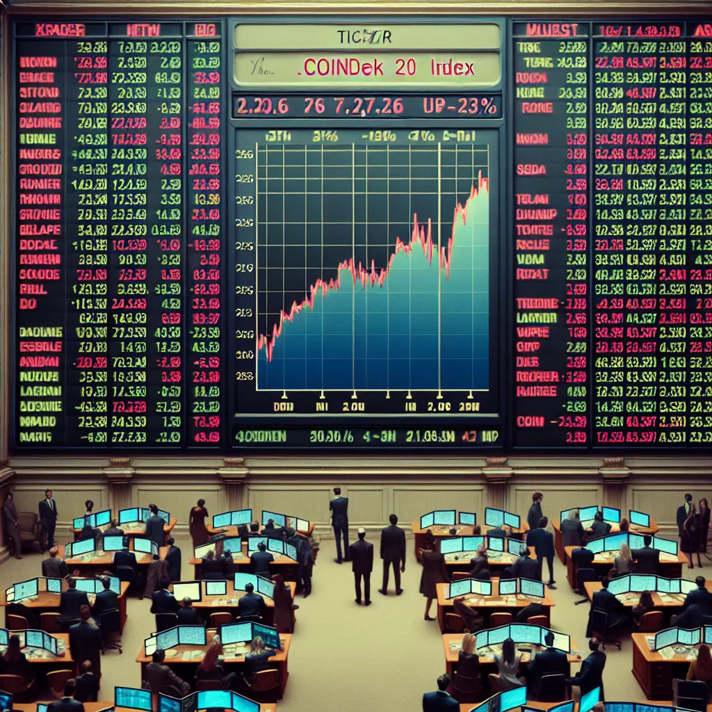 Actualización diaria del mercado: El índice CoinDesk 20 baja un 2% a 2733,26, la mayoría de los activos caen
