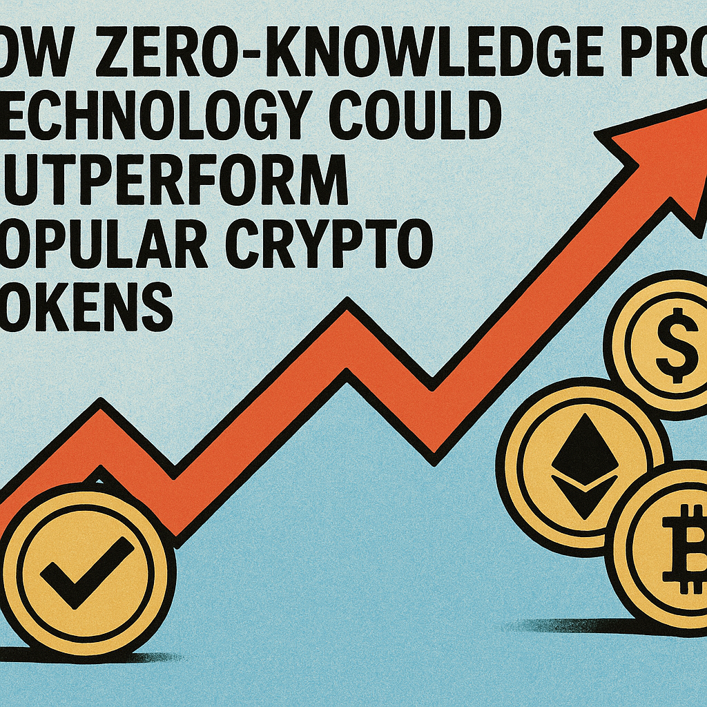 Representation of How Zero Knowledge Proof Technology Could Outperform Popular Crypto Tokens