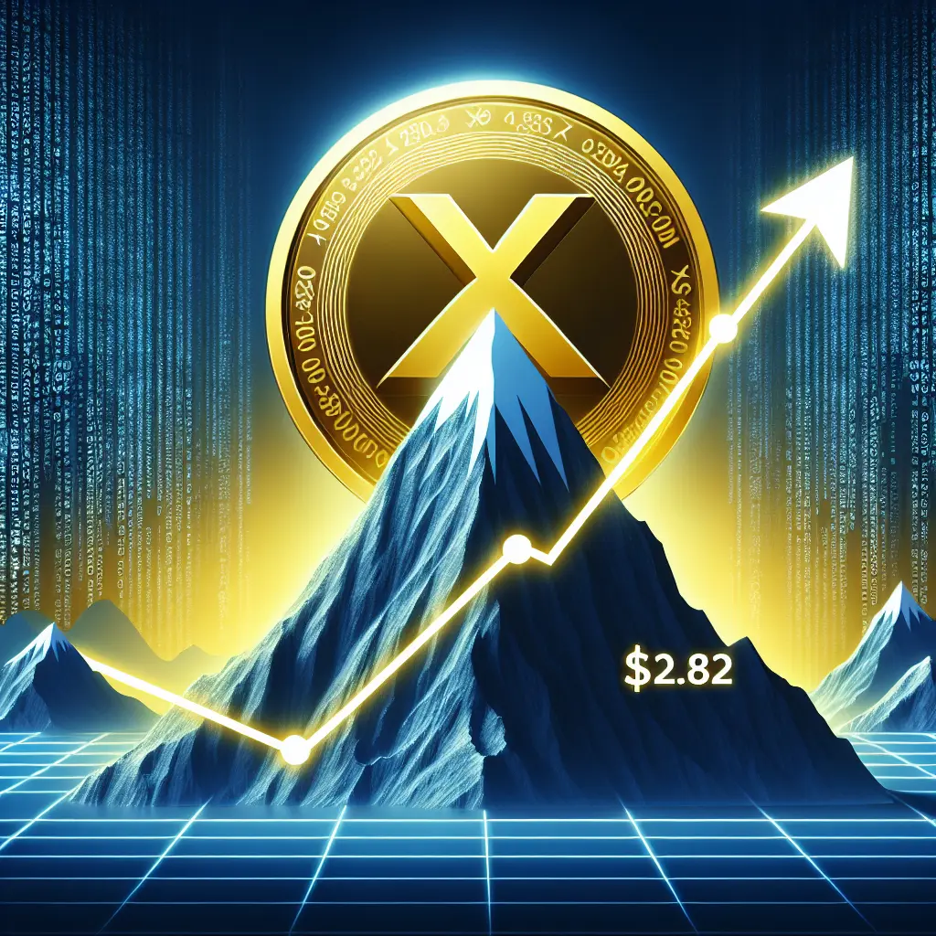 Representation of Ripple's XRP Experiences Correction After Hitting $2.82 High